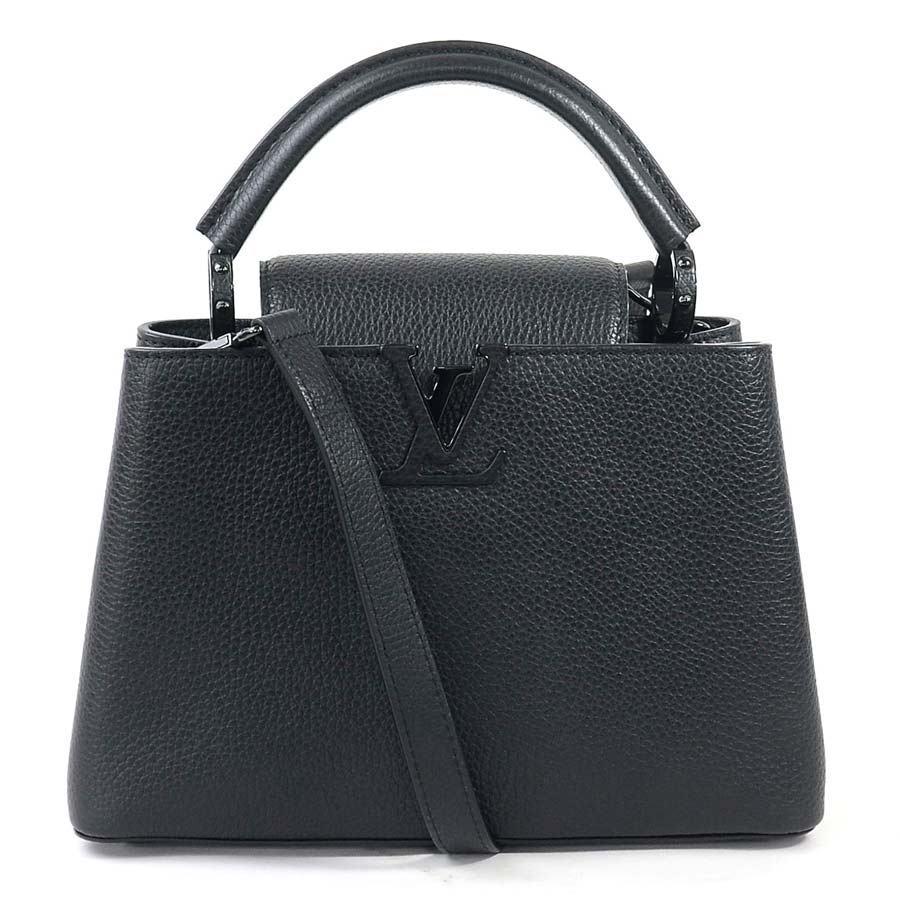 Louis Vuitton Handbag Shoulder Bag 2way バッグパルナセアカプシーヌ Bb ノワール Black Avian Yong Leather Lady S M52735 Premium Special Feature 96 089