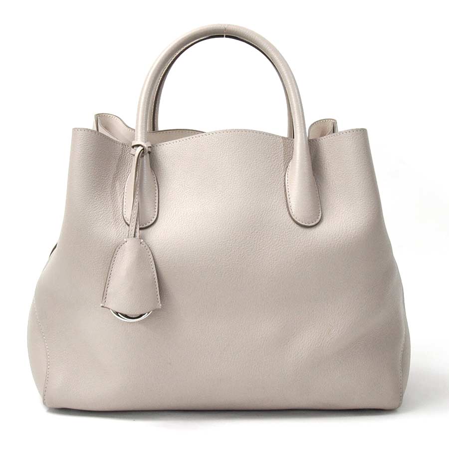 Dior Handbag Tote Bag Open Bar Pink System Leather Lady S 96 658