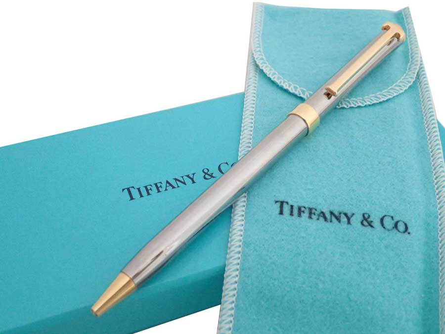 楽天市場 ティファニー Tiffany Co ボールペン Tロゴ シルバーｘ