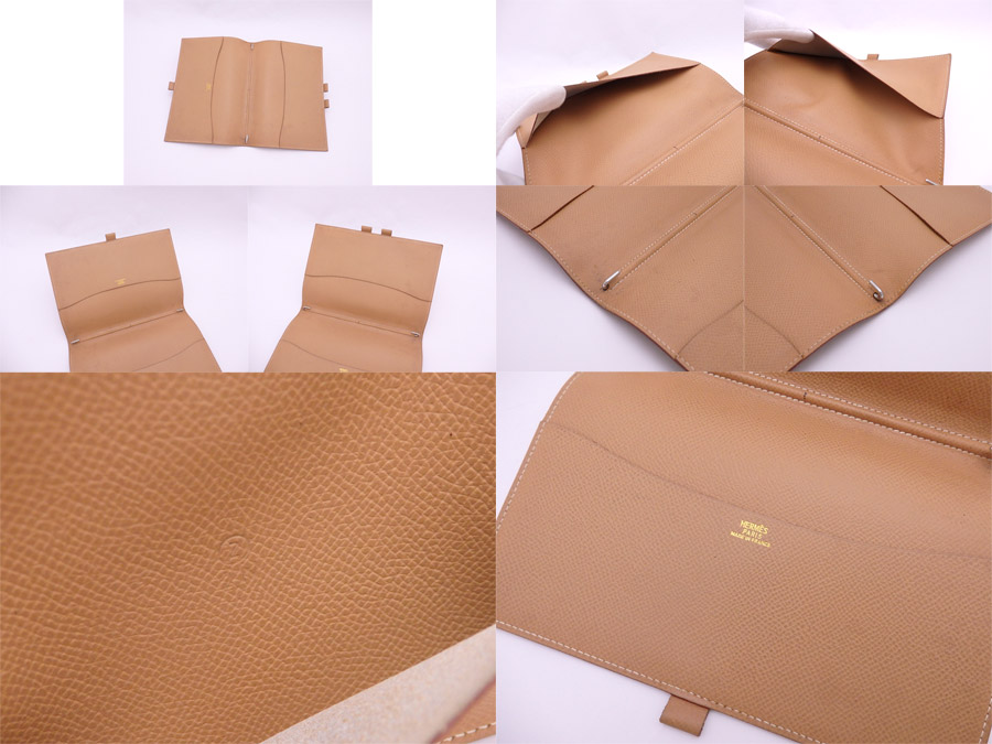 楽天市場 エルメス Hermes 手帳カバー ライトブラウン レザー ノートカバー アジェンダカバー レディース メンズ 中古 おすすめ Ee ブランドバリュー