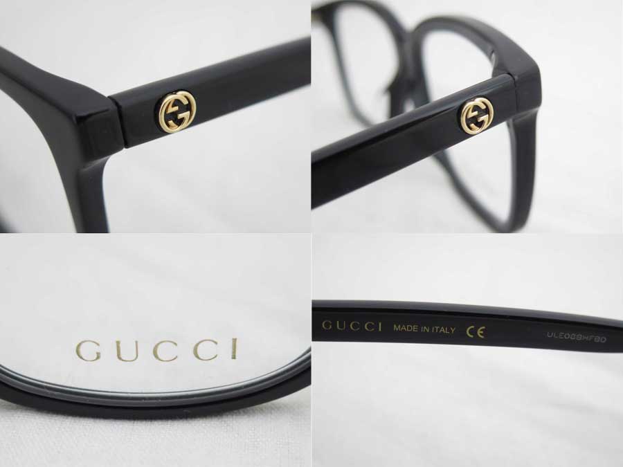 楽天市場 グッチ メガネ インターロッキングg ブラック プラスチック 伊達メガネ 度なし レディース メンズ Gucci 中古 おすすめ E ブランドバリュー