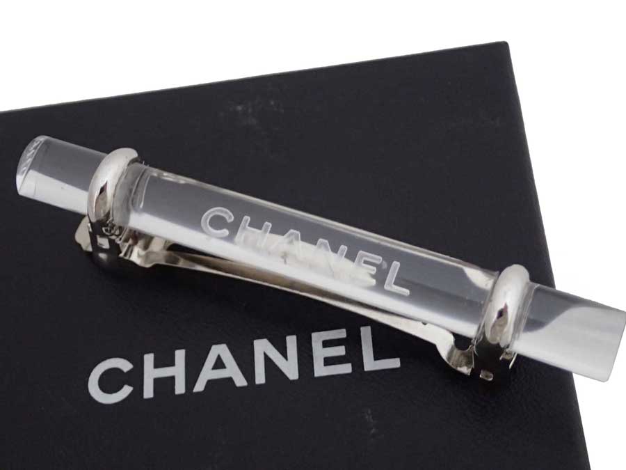 シャネル レディース Chanel バレッタ バレッタ ロゴ クリアｘシルバー金具 レジン ヘアピン 髪留め レディース 中古 おすすめ Ef ブランドバリューシャネル ロゴ バレッタ ヘアピン 髪留め レジン クリアｘシルバー金具 中古 Ef