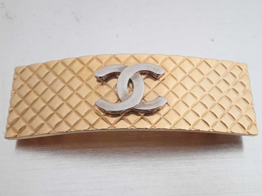楽天市場 シャネル Chanel バレッタ ココマーク ヴィンテージ ゴールドｘシルバー 金属素材 髪留め ヘアクリップ レディース 中古 おすすめ Ef ブランドバリュー