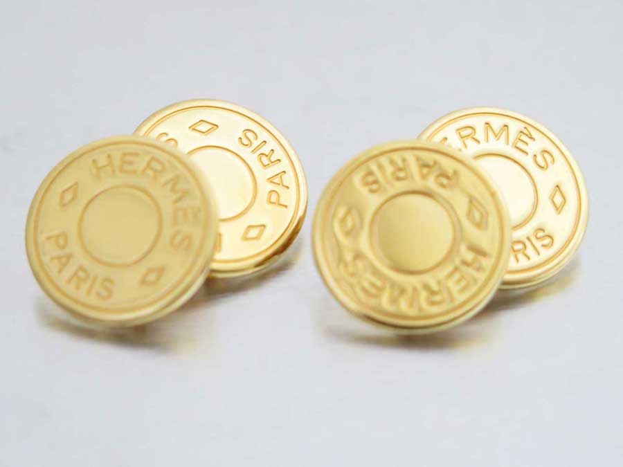 完売】 エルメス カフス セリエ 金属素材 ゴールド drenriquejmariani.com