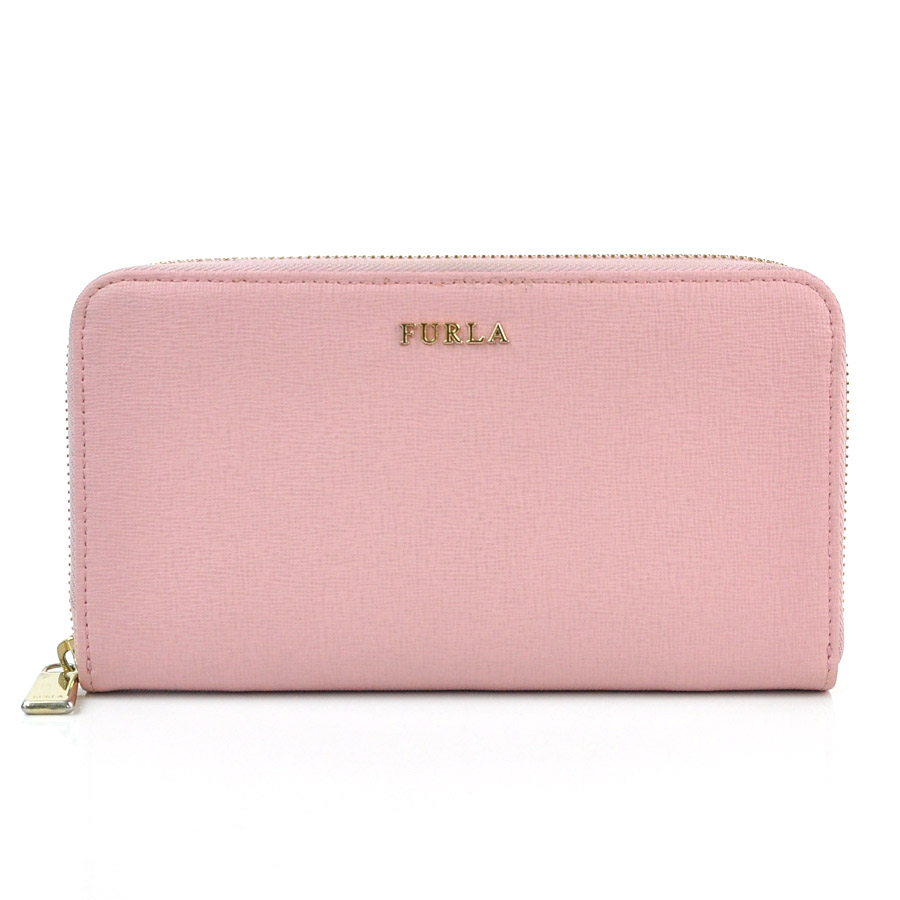 ピンクxゴールドカラー おすすめ フルラ ラウンドファスナー長財布 レザーx金属素材 レザーx金属素材 Furla S0295 フルラ フルラ おすすめ 中古 ラウンドファスナー長財布 ピンクxゴールドカラー レザーx金属素材 Furla レディース 9800円均一 中古