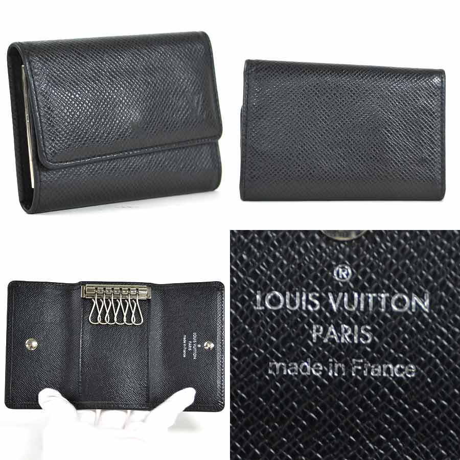 楽天市場 ルイヴィトン 6連キーケース タイガ ミュルティクレ6 ブラック タイガレザー Louis Vuitton メンズ M 9800円均一 中古 定番人気 Ya ブランドバリュー