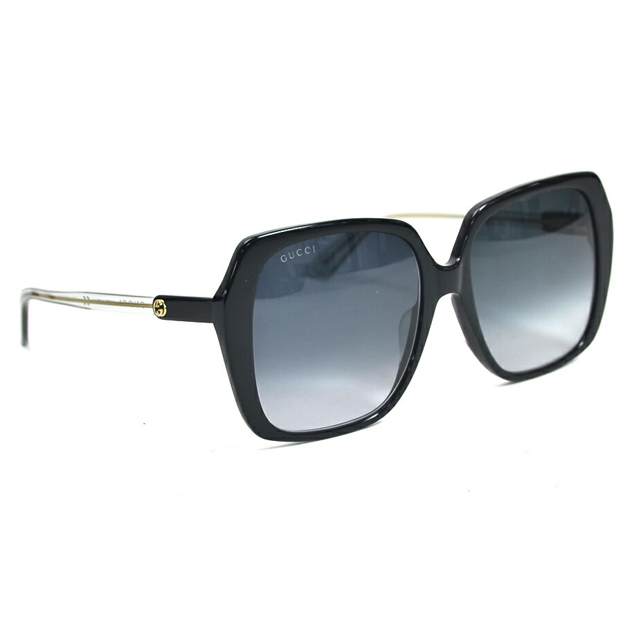 グッチ サングラス 56 17 150 インターロッキング ブラックxクリア プラスチックx金属素材 Gucci メンズ Gg0533sa 中古 定番人気 Ya Painfreepainrelief Com