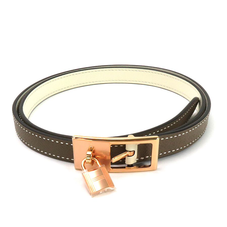 ブランド 新品 エルメス HERMES レディース ベルト ラッキー ケリー 
