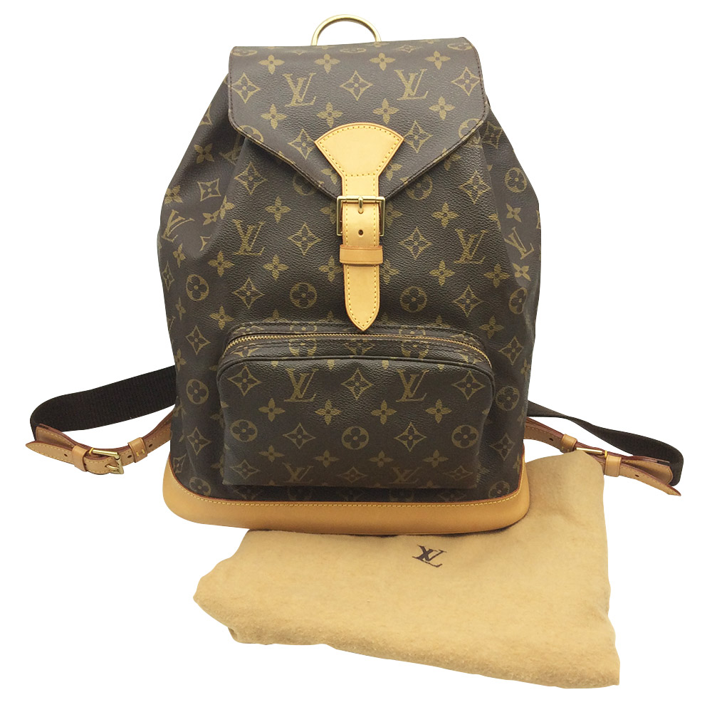 楽天市場】【中古】 LOUIS VUITTON モンスリGM バックパック ルイ