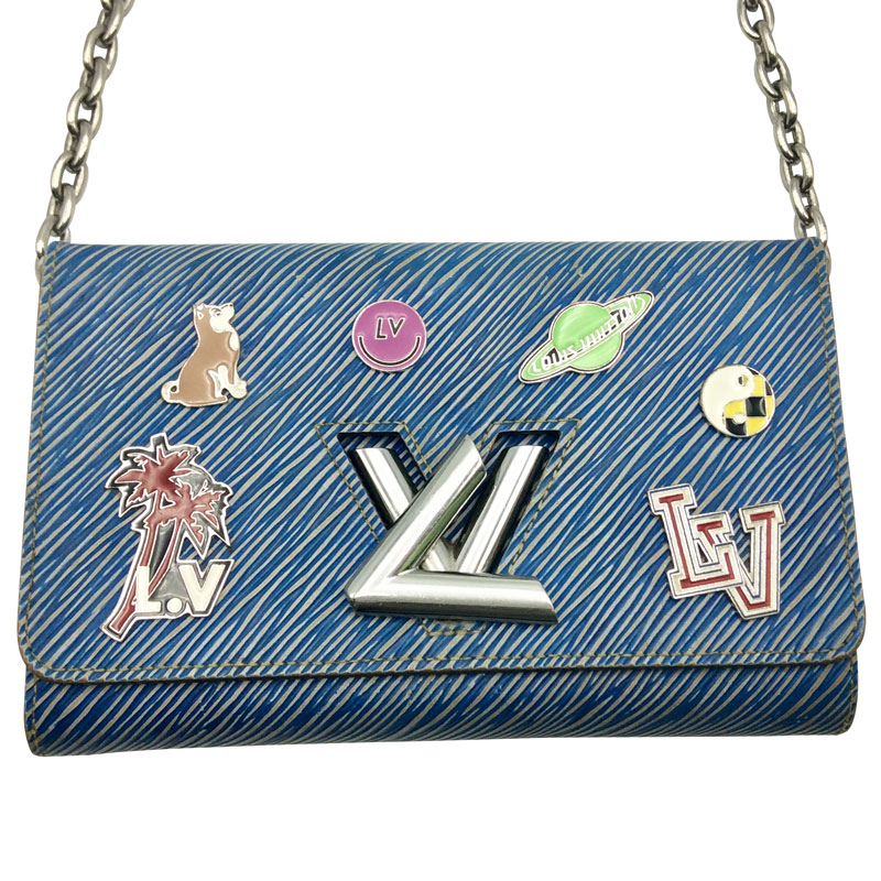 残少 LV ルイヴィトン エピ ツイスト ベルト チェーンウォレット 残少 LV ルイヴィトン エピ ツイスト ベルト チェーンウォレット