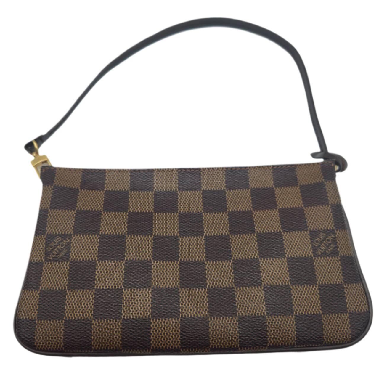 【中古】 LOUIS VUITTON ルイ ヴィトン ダミエ ナヴォナ 佩び物車寄せ マルチ車寄せ 小入れもの ハンドバック N51983