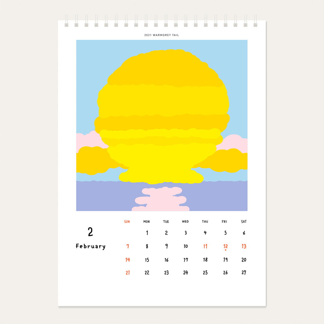 楽天市場 Sale Warmgreytail 21 Desk Calendar 卓上カレンダー カレンダー 韓国 ブランド アート シンプル イラスト メモ欄 オフィス 雑貨 かわいい おしゃれ 日本 販売 送料無料 Astore