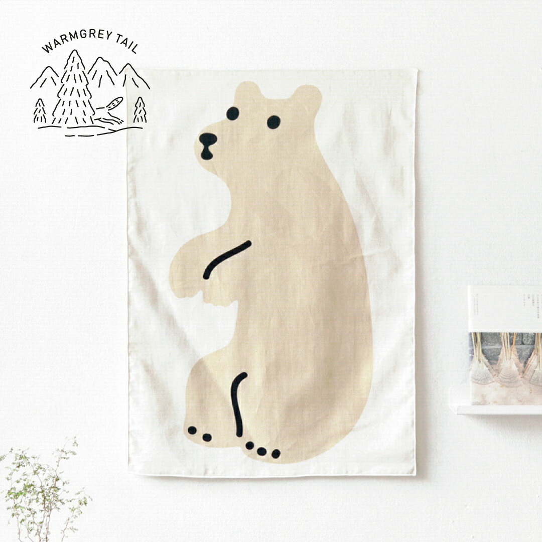 楽天市場 Warmgreytail Black Bear Fabric Poster Small ファブリック ポスター タペストリー 韓国 ブランド 雑貨 インテリア 壁掛け かわいい おしゃれ くま イラスト 日本 販売 ギフト プレゼント 送料無料 Astore