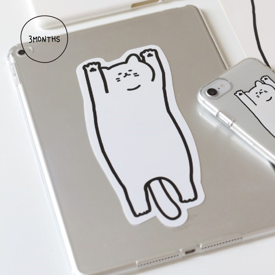 楽天市場 合計1 100円以上で送料無料 3months Big Cat Sticker キャラクター 猫 ネコ ねこ レディース 韓国ブランド 韓国雑貨 ステーショナリー シール かわいい おしゃれ 日本 販売 Astore