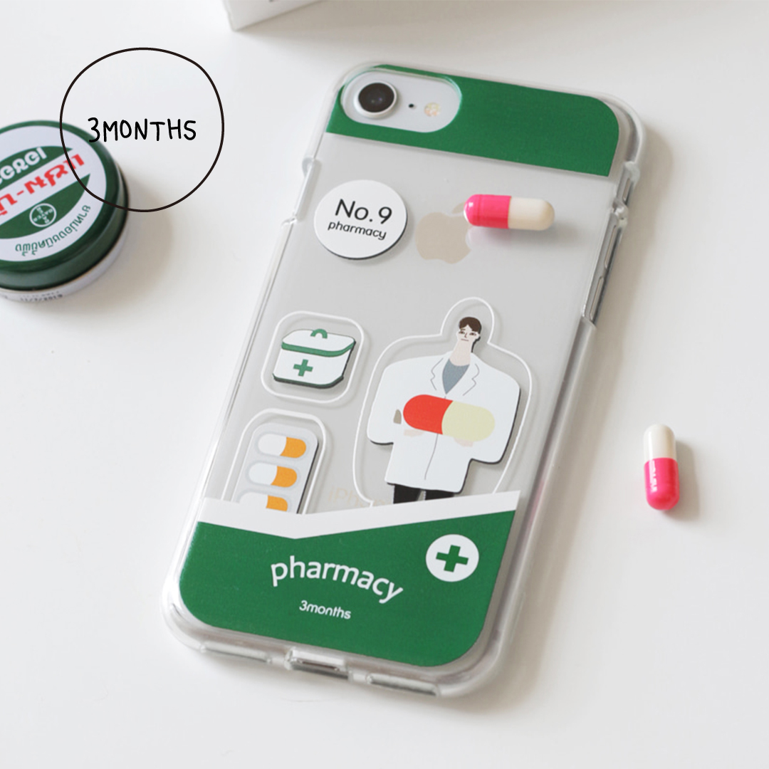 楽天市場 New 3months No 9 Iphone Case Pharmacy クリアケース 薬局 Iphone 11 11pro Iphoneケース 耐衝撃 アイフォンケース キャラクター アイフォン ケース レディース 韓国 韓国ブランド 韓国雑貨 かわいい おしゃれ 日本 販売 ギフト プレゼント Astore