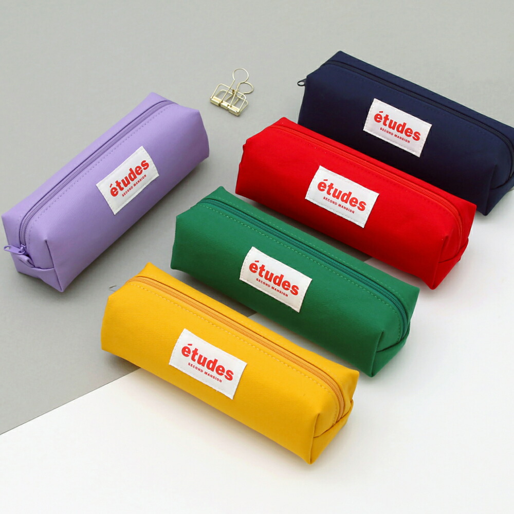 楽天市場 Second Mansion Etudes Pencase ペンケース 筆箱 Pen Case ポーチ 文具 レディース 韓国 ブランド 雑貨 かわいい シンプル セカンドマンション 日本 販売 ギフト プレゼント Astore