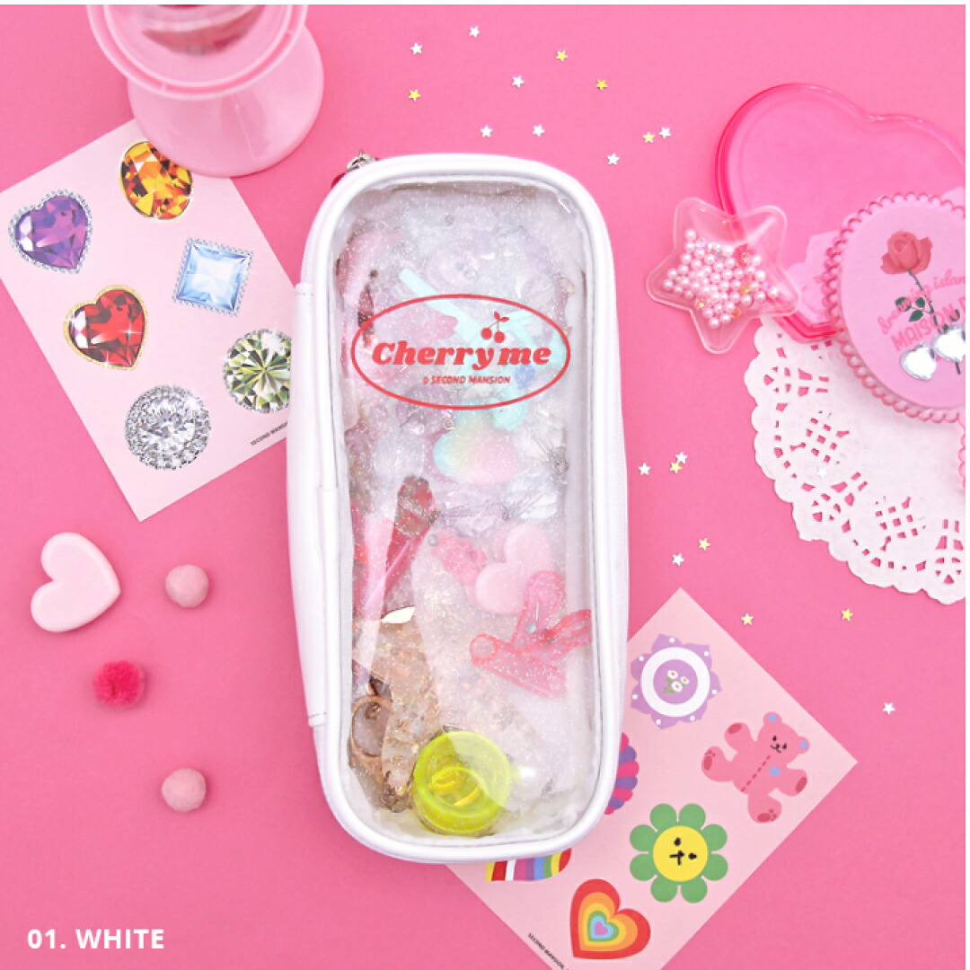 楽天市場 Second Mansion Cherry Me Twinkle Daily Pouch ペンケース 筆箱 Pen Case ポーチ コスメ 文具 レディース 韓国 ブランド 雑貨 かわいい セカンドマンション 日本 販売 ギフト プレゼント Astore