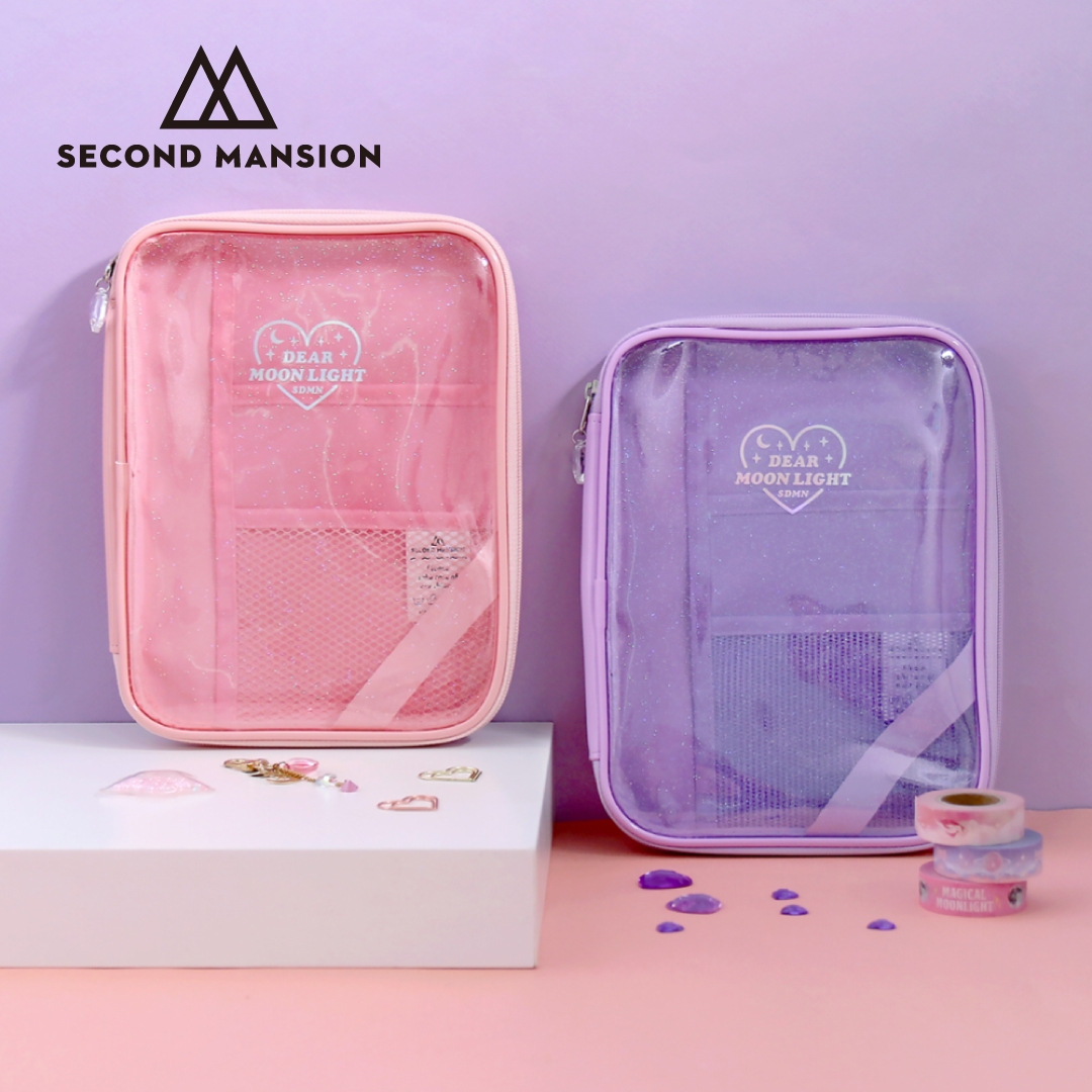 楽天市場 Second Mansion Moonlight Twinkle Book Pouch クリアポーチ ポーチ ブックポーチ コスメ 文具 レディース 韓国 ブランド 雑貨 かわいい セカンドマンション 日本 販売 ギフト プレゼント Astore