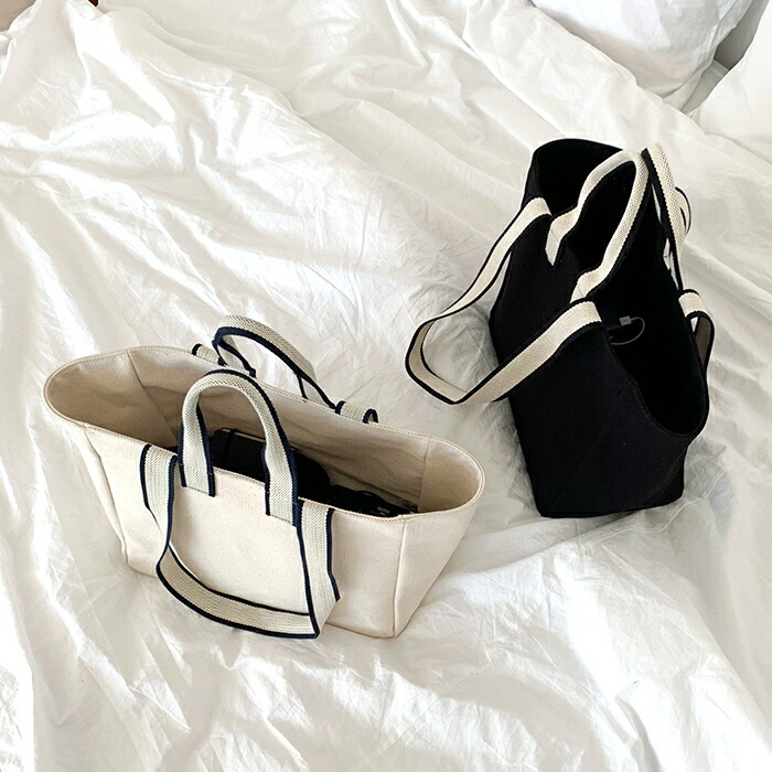 unfold Two-tone strap bag TOTE BAG アンフォールド トート