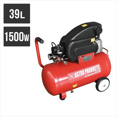 アストロプロダクツ エアコンプレッサー 39L AC777｜ エアコンプレッサー コンプレッサー 油絵の具 空気の状態 空気の状態入れ 締め付ける エア湖貯蔵タンク 身寄り用
