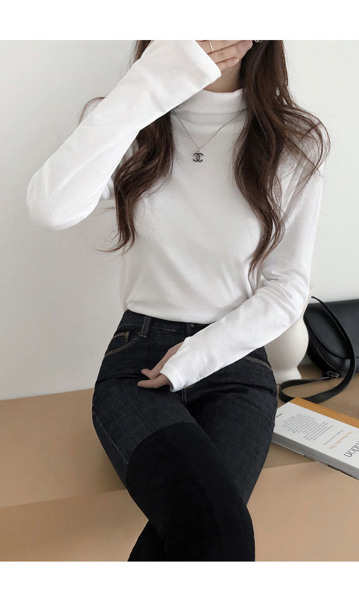 楽天市場 メール便送料無料 トップス レディース カットソー 長袖 レディース ハイネック トップス レディース 長袖 タートルネック カットソー トップス 長袖 ハイネック トップス ハイネック Ast Shop