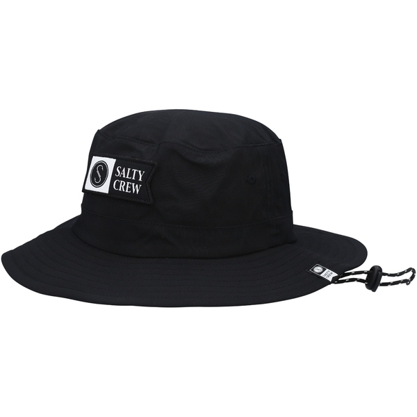 ソルティクルー メンズ 帽子 アクセサリー Salty Crew Alpha Tech Boonie Bucket Hat Black  10周年記念イベントが