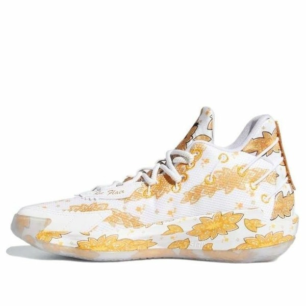 adidas アディダス メンズ スニーカー 【adidas Ric Flair x Dame 7 'White Gold Metallic' FX6616】 サイズ US_9.5(27.5cm)｜asty
