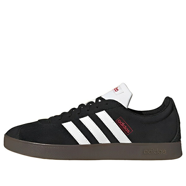 adidas アディダス メンズ スニーカー 【adidas VL Court Lifestyle Skate Shoes 'Black White Gum' HQ1801】 サイズ US_7(25.0cm)|asty