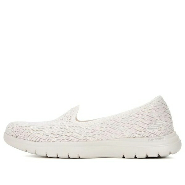 Skechers スケッチャーズ レディース スニーカー White 【(WMNS) Skechers ON THE GO Flex 'White' 136505-NAT】 サイズ US_5.5(22.5cm)｜asty