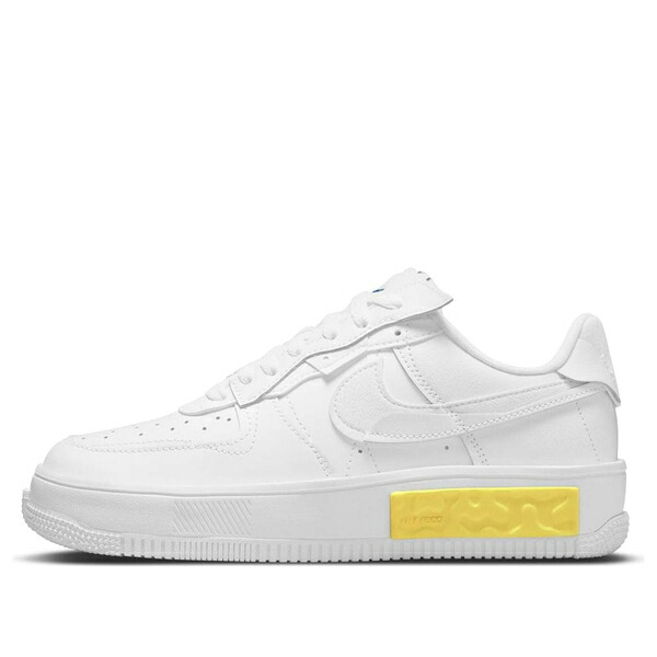 Nike ナイキ レディース スニーカー White/Photon Dust/Opti Yellow/Summit White 【(WMNS) Nike Air Force 1 Fontanka 'White Opti Yellow' DA7024-101】 サイズ US_8.5(25.5cm)|asty