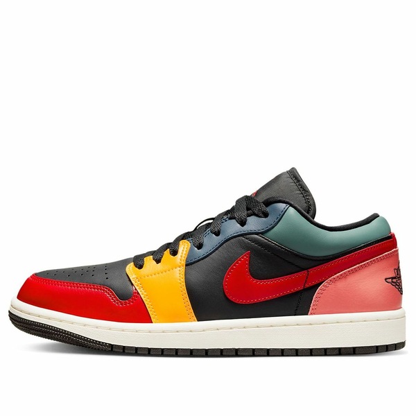 Air Jordan ジョーダン レディース スニーカー BLACK/YELLOW/RED/BLUE/WHITE 【(WMNS) Air Jordan 1 Low SE \u0027Black Multi-Color\u0027 DN3739-060】  大きさ US_5.5(22.5糎)