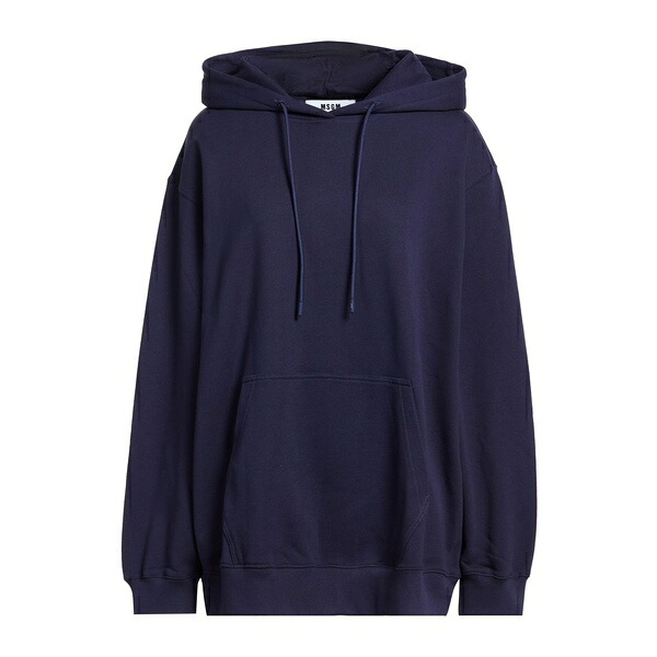 【貨物輸送無料】 エムエスジイエム レディース パーカー・スウェットシャツ アウター Sweatshirts Blue