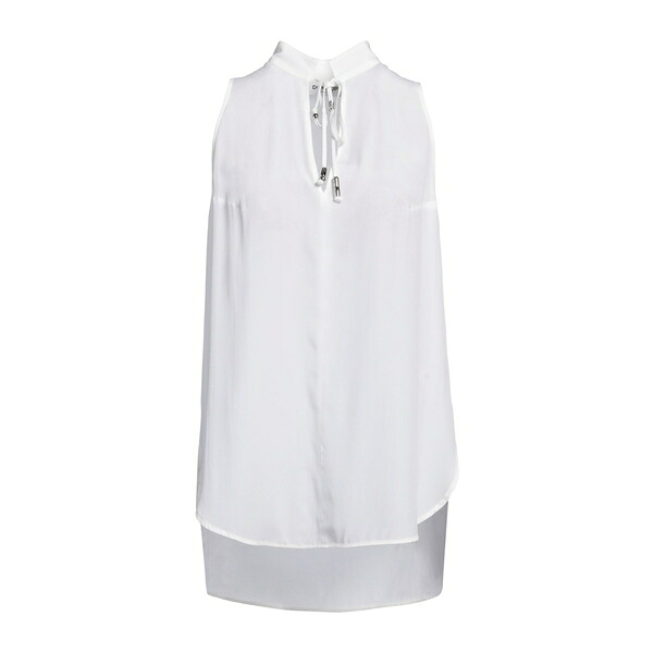 【送料無料】 ドンダップ レディース Tシャツ トップス Tops White