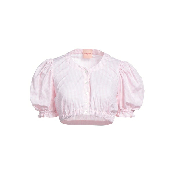 【送料無料】 ラ セメーヌ パリ レディース Tシャツ トップス Tops Pink