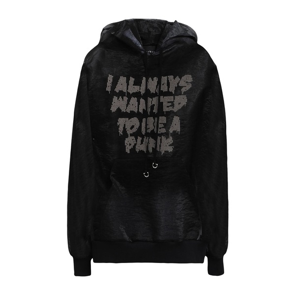 【送料無料】 ジョン リッチモンド レディース パーカー・スウェットシャツ アウター Sweatshirts Black