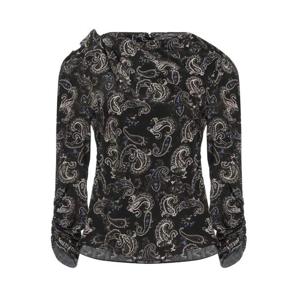 【送料無料】 イザベル マラン レディース Tシャツ トップス Tops Black
