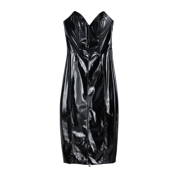 【送料無料】 エリザベスフランキ レディース ワンピース トップス Midi dresses Black