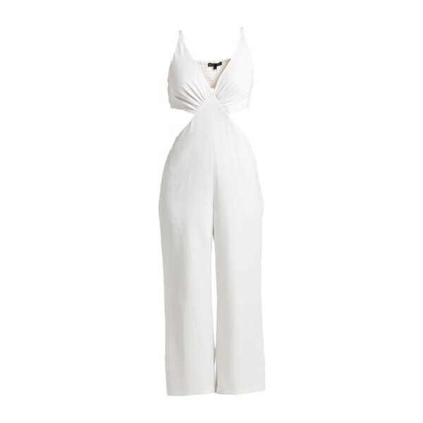 【送料無料】 マージュ レディース ワンピース トップス Jumpsuits White