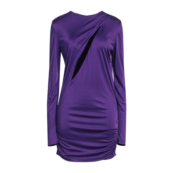 【送料無料】 ヴェルサーチ レディース ワンピース トップス Mini dresses Purple｜asty