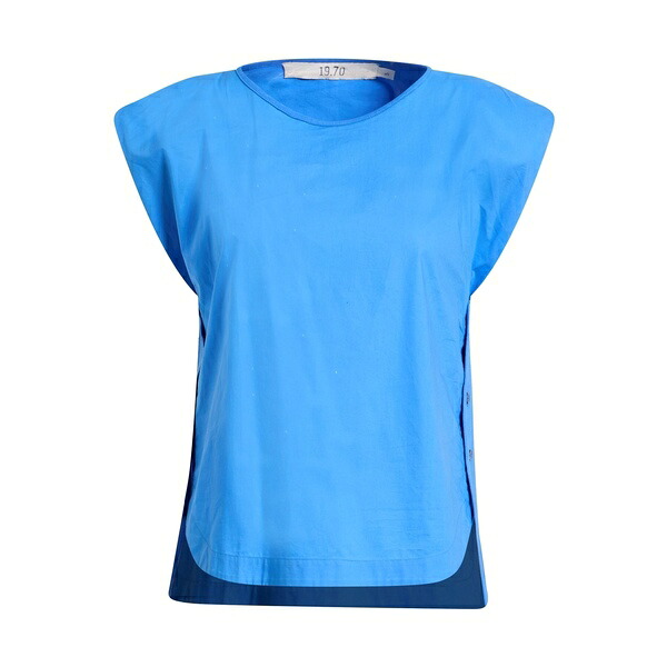 【送料無料】 ナインティーン セブンティ レディース Tシャツ トップス Tops Azure