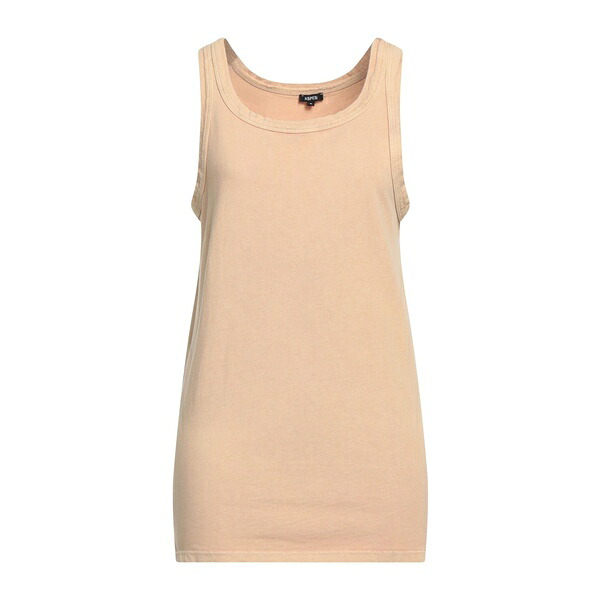 【貨物輸送無料】 アスペジ レディース ティーシャツ トップス Tank tops Beige トップス-レディースファッション