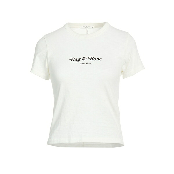 【送料無料】 ラグアンドボーン レディース Tシャツ トップス T-shirts White