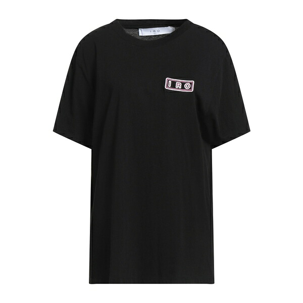 【送料無料】 イロ レディース Tシャツ トップス T-shirts Black