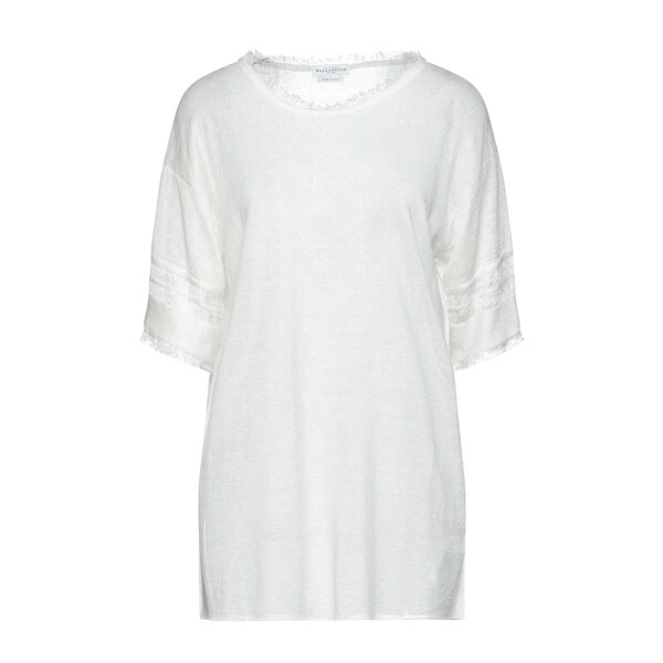 【送料無料】 バランタイン レディース ニット&セーター アウター Sweaters White
