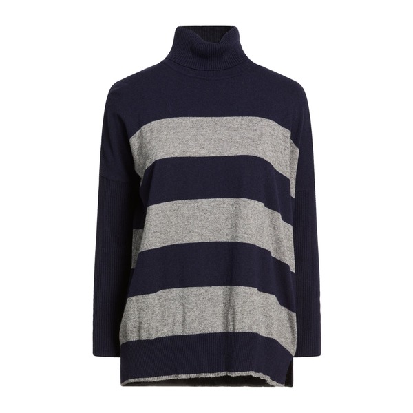 【送料無料】 メッサジェリエ レディース ニット&セーター アウター Turtlenecks Blue