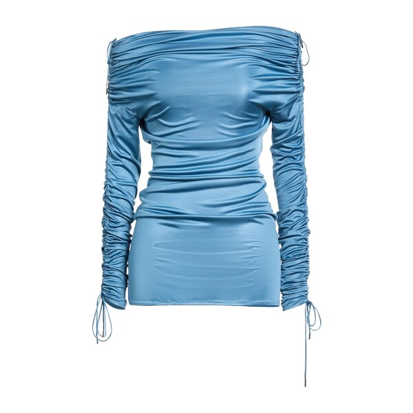 【送料無料】 アトレイン レディース ワンピース トップス Mini dresses Blue