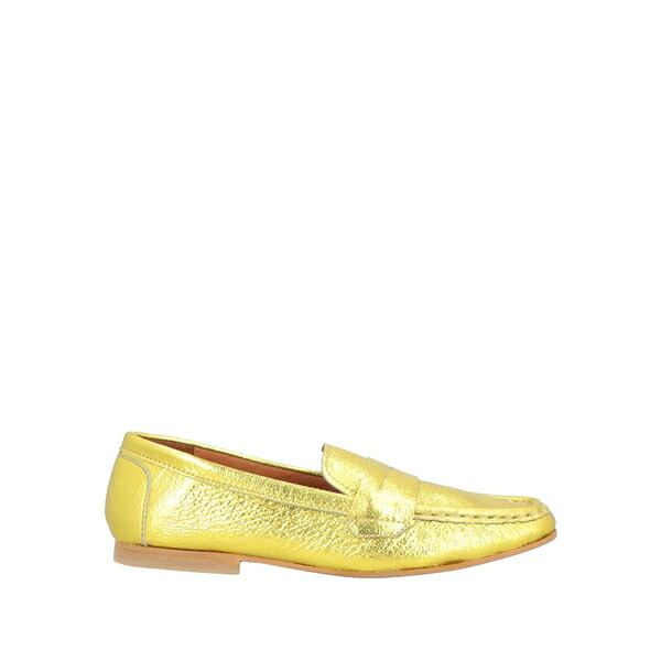 【送料無料】 トスカブルー? レディース スリッポン・ローファー シューズ Loafers Gold｜asty