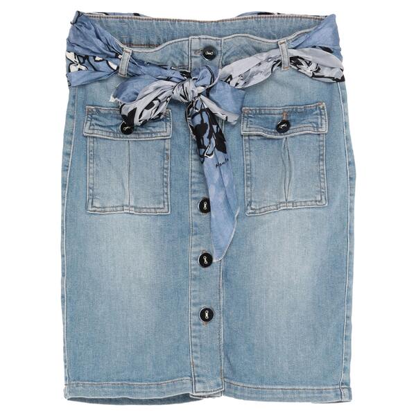 【送料無料】 マニラグレース レディース スカート ボトムス Denim skirts Blue