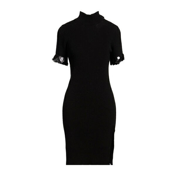 【送料無料】 ハブワン レディース ワンピース トップス Mini dresses Black
