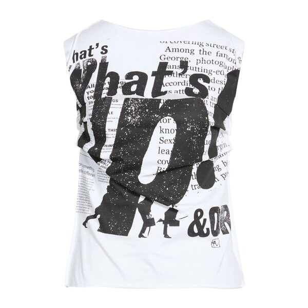 【送料無料】 モスキーノ レディース Tシャツ トップス T-shirts White